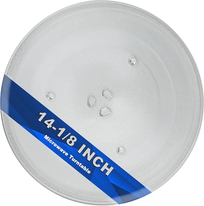 Mikrowellen-Drehteller 14-1/8- in, 0.39- in, DE74-20002A, DE74-20002B, PS4234950 — Ersatzteil, aus Glas